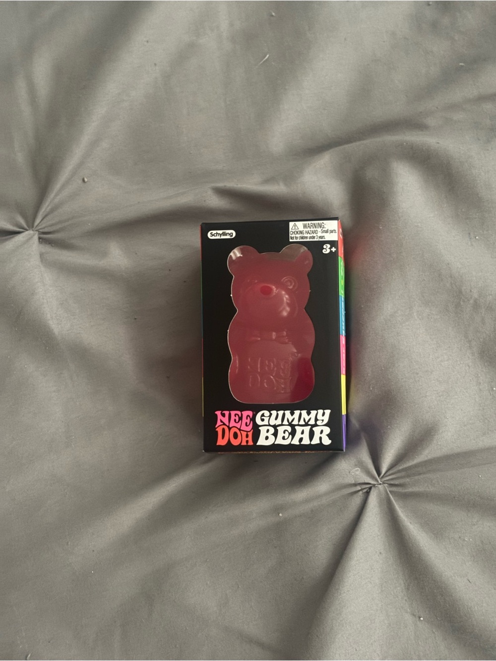 Nee Doh Gummy Bear Stress Toy - Pink